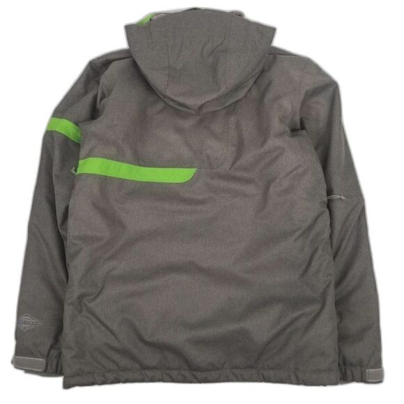 Columbia Fusion Exact Boulder Nylon Omni-Heat Waterproof Hooded Jacket Gorpcore - Picture 3 of 11